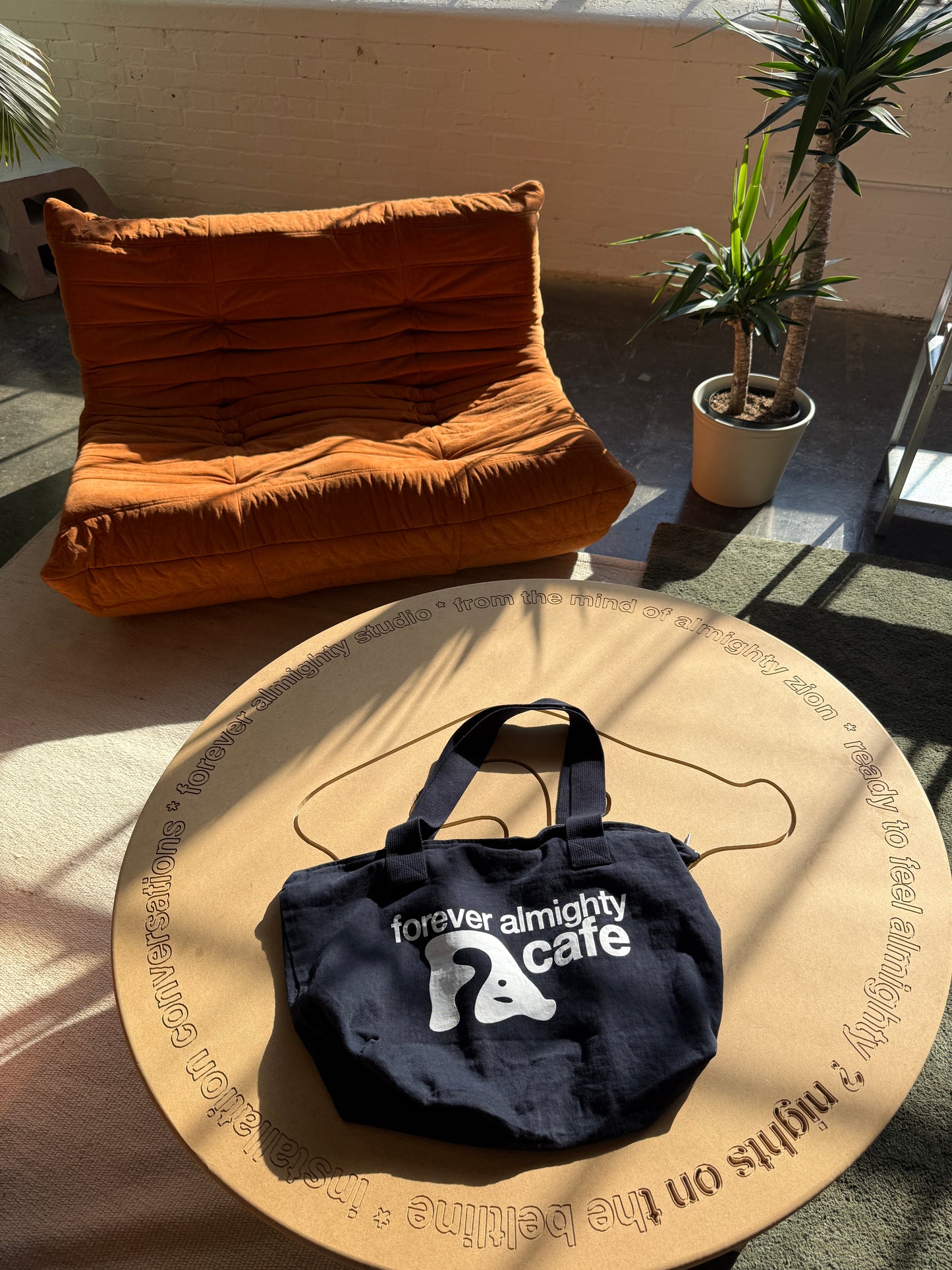 Forever Almighty Cafe Tote Bag