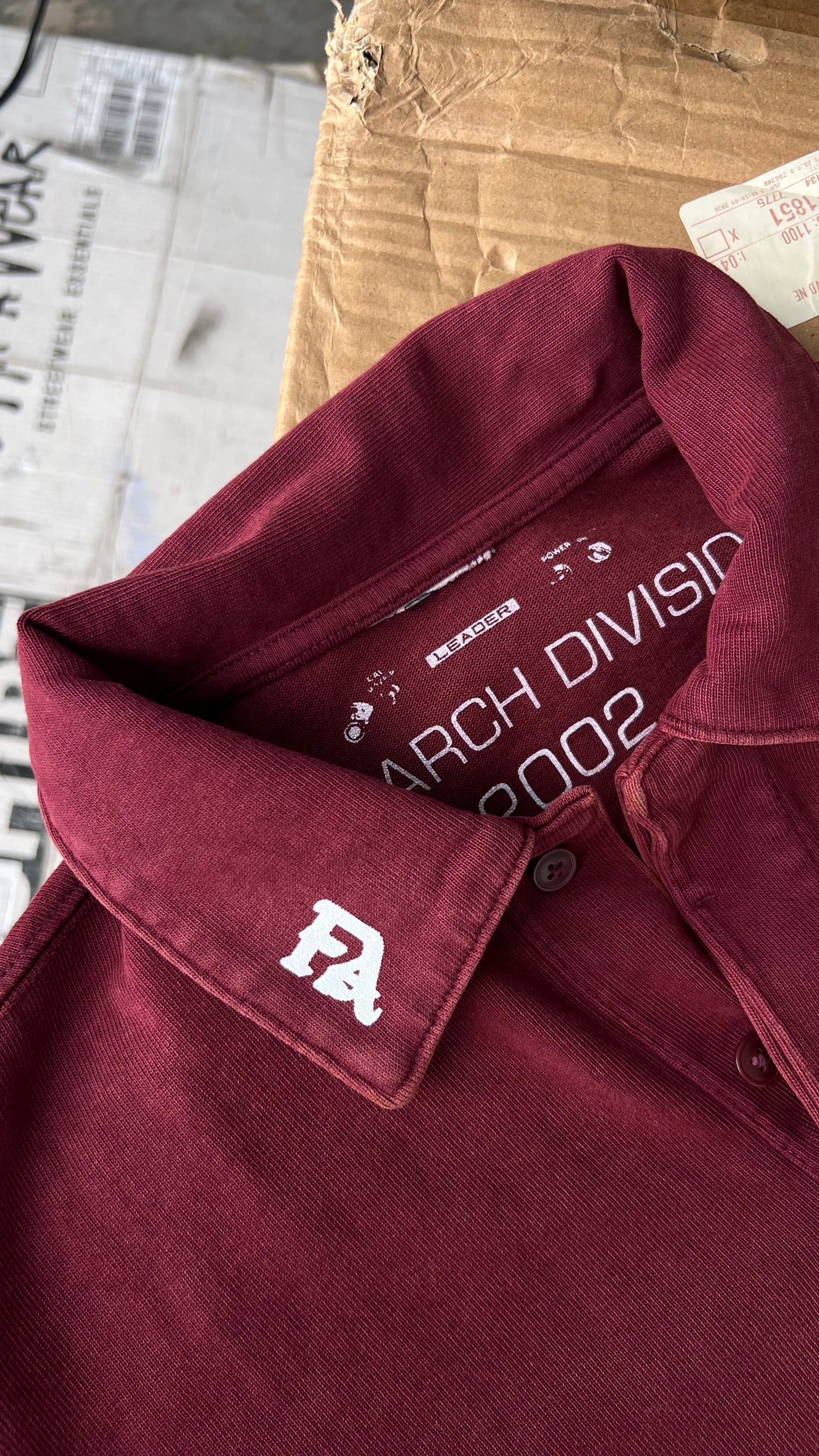 Research Division Oversized Long Sleeve Polo Shirt
