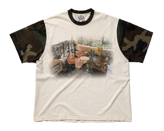 Studio Camo Ringer Tee
