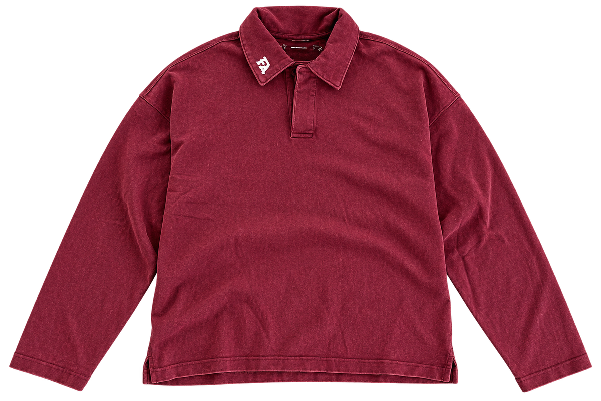 Research Division Oversized Long Sleeve Polo Shirt