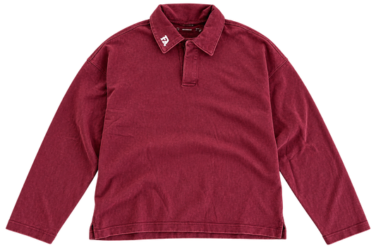 Research Division Oversized Long Sleeve Polo Shirt